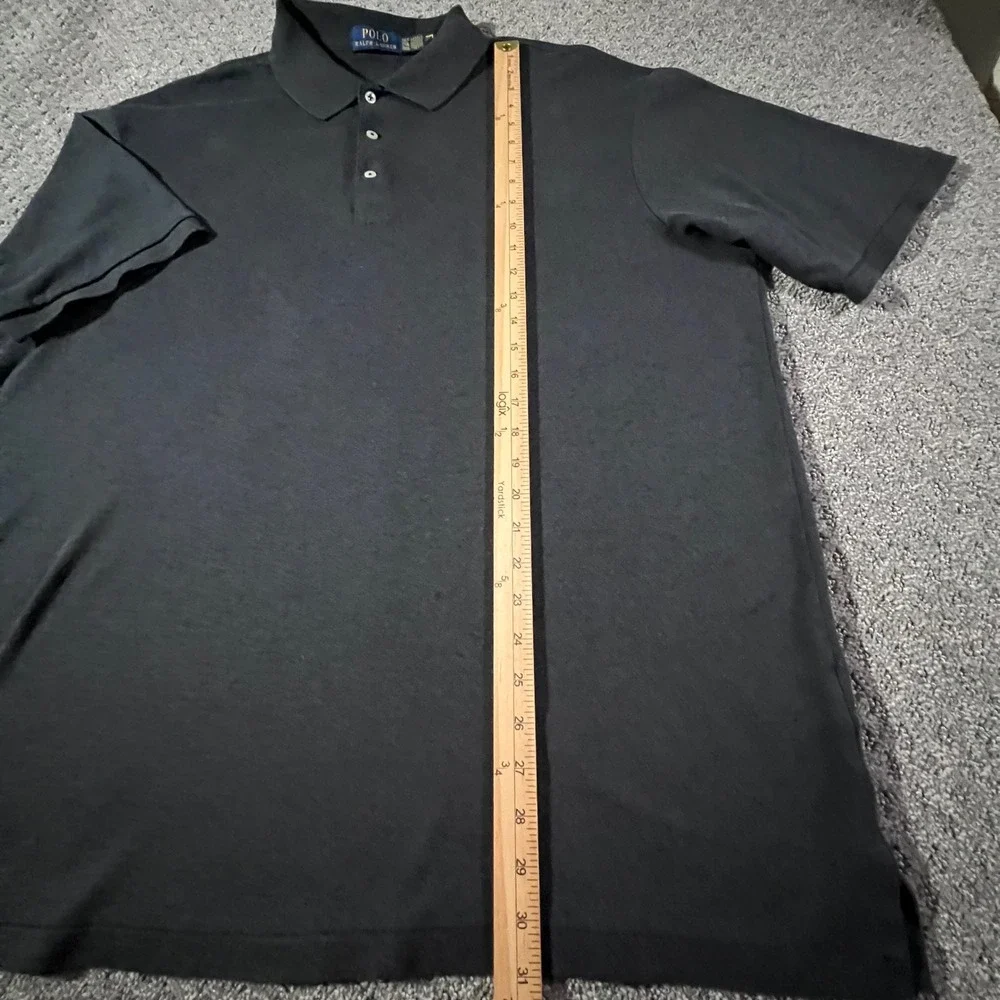 Polo Ralph Lauren Polo‎ Shirt Mens 2XLT Gray Pony Big & Tall Short Sleeve